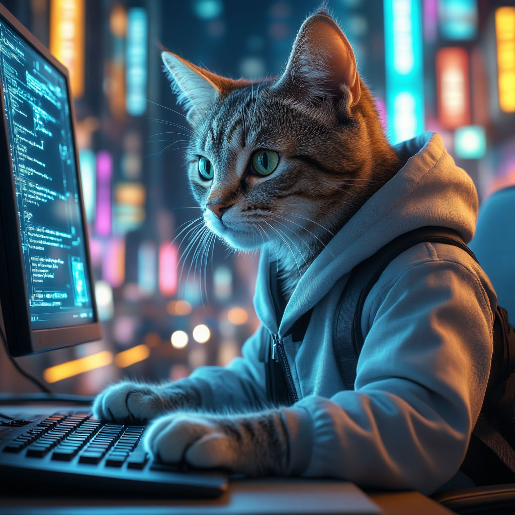 Кот программист 1