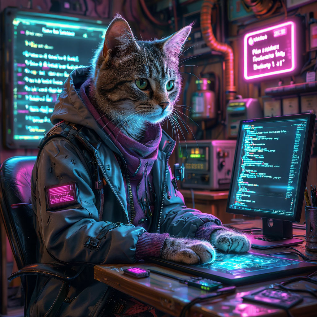Кот программист 3